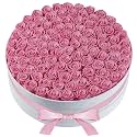 Perfectione Roses 100 Preserved Roses in Velvet Box, Flowers for Delivery