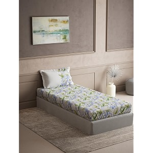 100 Pure Cotton Single Bedsheet with 1
