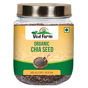 100 Pure Raw Unroasted Organic Chia Seeds