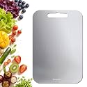 100% Pure Titanium Cutting Boards for Kitchen (11.4 × 7.9 inches)