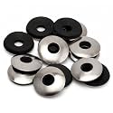 100 Qty 1/4" Stainless Steel EPDM Bonded Sealing Neoprene Rubber Washers #14 (BCP640)