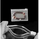 Rikyo 100pcs Zipper Lock Bag,Clear Jewelry Anti Oxidation Pouche 4x3inch