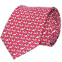 Men's 100% Silk Tie,Small Animal Print Necktie, Neat Patterns Designer Ties for Business Wedding Casual Daily Wear