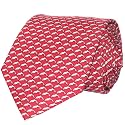 Men's 100% Silk Tie,Small Animal Print Necktie, Neat Patterns Designer Ties for Business Wedding Casual Daily Wear