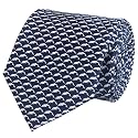 Men's 100% Silk Tie,Small Animal Print Necktie, Neat Patterns Designer Ties for Business Wedding Casual Daily Wear