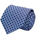 Men's 100% Silk Tie,Small Animal Print Necktie, Neat Patterns Designer Ties for Business Wedding Casual Daily Wear