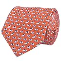 Men's 100% Silk Tie,Small Animal Print Necktie, Neat Patterns Designer Ties for Business Wedding Casual Daily Wear
