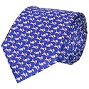 Men's 100% Silk Tie,Small Animal Print Necktie, Neat Patterns Designer Ties for Business Wedding Casual Daily Wear