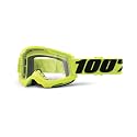 100% STRATA 2 Goggles - Sports Goggles for Motocross &amp; Mountain Biking - Eyewear for Bike Riders - Motocross Eyewear for Men