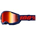 100% STRATA 2 Goggles - Sports Goggles for Motocross &amp; Mountain Biking - Eyewear for Bike Riders - Motocross Eyewear for Men