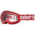 100% STRATA 2 Goggles - Sports Goggles for Motocross &amp; Mountain Biking - Eyewear for Bike Riders - Motocross Eyewear for Men