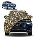 100% Waterproof Car Cover for Baleno New | Dustproof Sun Protection Cover | Soft Cotton Lining | Triple Stitched | Mirror Pocket | Antenna Pocket | All Weather Body Cover (Army)