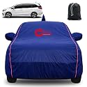 100% Waterproof Car Cover for Honda's Mobilio | All-Weather, Dustproof & UV Protection | Heavy-Duty 3-Layer Fabric | Custom Fit with Mirror & Antenna Pocket | Navy Blue