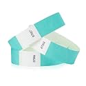100 WristCo Aqua Tyvek Wristbands for Events