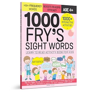 1000 frys sight words learn to read activity book for kids  build reading fluency amp confidence  ages 59  1000 high-frequency words practice