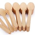 1000 Pack Wooden Spoons Bulk, 6 Inch Disposable Spoons for Eating