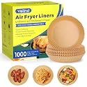 1000 Pcs 8" Round Air Fryer Paper Liners for 5-8 qt
