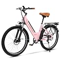 Cybervelo 750W Peak Electric Bike for Adults,up 80 Miles Removable Battery Ebike, 26" Electric E Bike with 7-Speed,Adult Electric Bicycles for Commute Beach Snow Womens/Man All Terrain