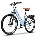 Cybervelo 750W Peak Electric Bike for Adults,up 80 Miles Removable Battery Ebike, 26" Electric E Bike with 7-Speed,Adult Electric Bicycles for Commute Beach Snow Womens/Man All Terrain