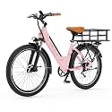 Cybervelo 750W Peak Electric Bike for Adults,up 80 Miles Removable Battery Ebike, 26" Electric E Bike with 7-Speed,Adult Electric Bicycles for Commute Beach Snow Womens/Man All Terrain