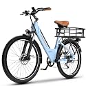 Cybervelo 750W Peak Electric Bike for Adults,up 80 Miles Removable Battery Ebike, 26" Electric E Bike with 7-Speed,Adult Electric Bicycles for Commute Beach Snow Womens/Man All Terrain