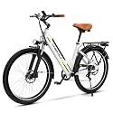 Cybervelo 750W Peak Electric Bike for Adults,up 80 Miles Removable Battery Ebike, 26" Electric E Bike with 7-Speed,Adult Electric Bicycles for Commute Beach Snow Womens/Man All Terrain