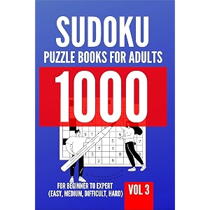 1000 Sudoku Puzzle Books For Adults