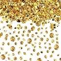 10000 Clear Wedding Table Scatter Confetti Crystals Acrylic Diamonds Rhinestones for Table Centerpiece Decorations Wedding Decorations Bridal Shower Decorations Vase Beads (Gold, 3 mm, 6 mm and 10 mm)
