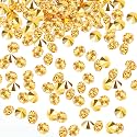 Bememo 10000 Clear Wedding Table Scatter Confetti, 4 mm, Gold