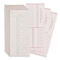 1000PCS Time Cards for Employees Weekly, 2 Sided Time Sheets, 3-3/8" x 8-1/4", Green/Red