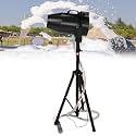 1000w Large Stage Foam Machine, Foam Machine for Party, 180° Shaking Head Bubble Machine with 6-10m Distance and 80㎡ Coverage, for Outdoor, Wedding, Park & Adults Entertainment Black