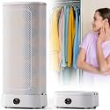 1000W Portable Steam Iron - Foldable Garment Steamer & Tumble Dryer, Fast Wrinkle Remover for Clothes, Ideal for Home Use & Travel, Compact & Lightweight Design