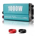 1000W Pure Sine Wave Inverter, 12V DC to 110V AC Full Protection