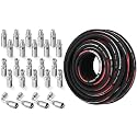 100FT 1/4" Hydraulic Hose with 24PCS Hydraulic Hose Fittings