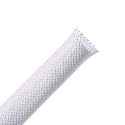 100ft - 1/4 inch PET Expandable Braided Sleeving – White – Alex Tech Braided Cable Sleeve