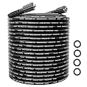 100ft Pressure Washer Hose 4000PSI, 1/4'' M22 No Kink Replacement Hose