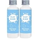 100ml Air Dry Clay Glaze, Protect Clay Surfaces,Delivers Gloss Glaze Effect (Pack of 2)
