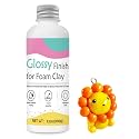 100ml Foam Clay Varnish, Waterproof Glossy Effect, Prevent Cracking