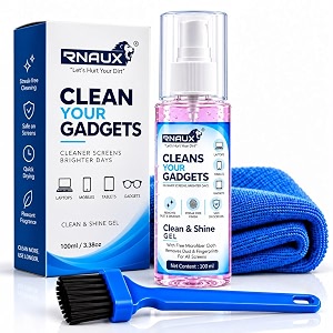 100ml premium laptop pc camera lens cleaning gel spray 100 ml with premium microfiber wild rose