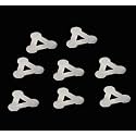 100pcs 3P Triangle type Nickel Plated Steel Strips Sheet Soldering Tabs for DIY 18650 Lithium Battery Pack, Battery Connector Tab Battery Cell Spot Welding Welder (Triangle)