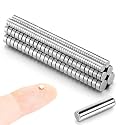 100pcs 3x1mm, 50pcs 4x2mm, 50pcs 5x2mm (Actual Size) - 200PCS Mini Magnets Combo Pack - Small Tiny Littile Thin Magnets for 3D Printing, Crafts, DIY, Refrigerator, Office and Home Projects