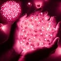 100pcs Balloon Lights Mini Led Lights Round Long Standby Time Paper Lantern Balloons Lighting for Birthday Party Christmas Halloween Decoration (Pink, 100 PCS)