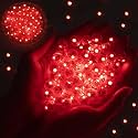 100pcs Balloon Lights Mini Led Lights Round Long Standby Time Multicolor Paper Lantern Balloons Lamps for Birthday Party Christmas Halloween Decoration Red
