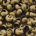 100pcs Crimp Bead Knot Cover End Cap 5mm/0.2 inch Antique Bronze Plated