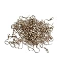 100Pcs Earring Hooks for Jewelry Making � Fish Hook Ear Wires in Silver, Bronze, Rose Gold, Black � DIY Earring Making Kit for Women 50 Pairs (Rose Gold)
