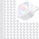 100Pcs Light Clips for Govee H706, Mounting Brackets Compatible with Govee Pro Permanent Outdoor Lights Extension, 200pcs Screws Secure Installation