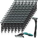 100Pcs Men's Disposable Razors Bulk 3 Blade, Individually Wrapped
