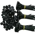 100PCS Snap-fit Nylon Fastening Clip for Car Repairs, Nylon Universal Cable Tie Buckle, Heavy Duty Self-Locking Zip Ties Holder Tools with Pin & Button Design, Fasteners Car Body