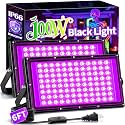 100W LED Black Light, IP66 Waterproof Halloween Lights for Glow Party 2Pack