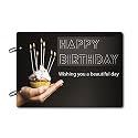 100Yellow Happy Birthday Wishes: Special Scrapbook Photo Album| 40 A4 pages | Size : 21 cm x 29.5 cm |Black, Large